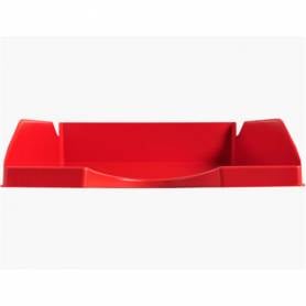 Bandeja sobremesa plastico q-connect rojo opaco 240x70x340 mm