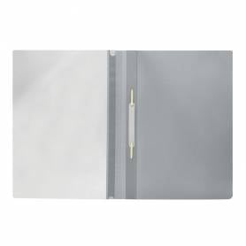 Carpeta dossier fastener plastico q-connect din a4 gris