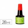 Tinta tampon q-connect rojo frasco de 28 ml - KF25108