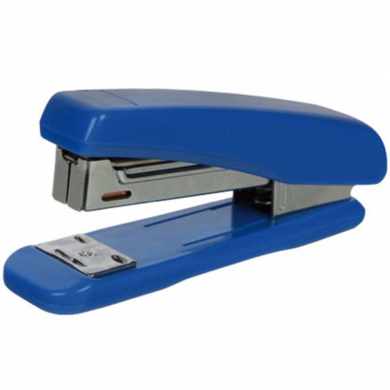 Grapadora q-connect kf11064 plastico azul capacidad 25 hojas