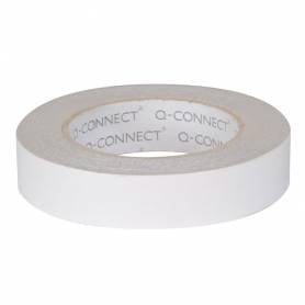 Cinta adhesiva q-connect doble cara 33 mt x 25 mm