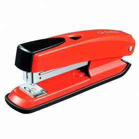 Grapadora q-connect kf02150 metalica roja capacidad 20 hojas