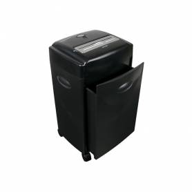 Destructora de documentos q-connect kf15553 capacidad de corte 15 h destruye grapas clips cd y tarjetas 35 litros