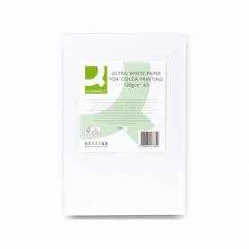 Papel fotocopiadora q-connect ultra white din a3 120 gramos paquete de 250 hojas