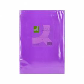 Papel color q-connect din a3 80gr lila paquete de 500 hojas