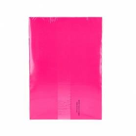 Papel color q-connect din a4 80gr rosa intenso paquete de 500 hojas