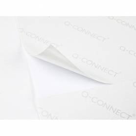 Etiqueta adhesiva q-connect kf10649 -tamaño 70x42,3 mm fotocopiadora laser ink-jet caja con 100 hojas din a4