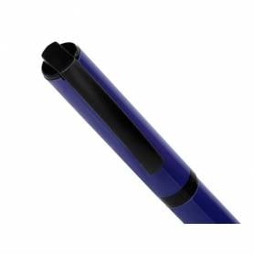 Boligrafo belius turbo aluminio color azul y negro tinta azul caja de diseño