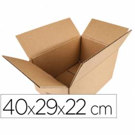 Caja para embalar q-connect americana 400x290x220 mm espesor carton 5 mm