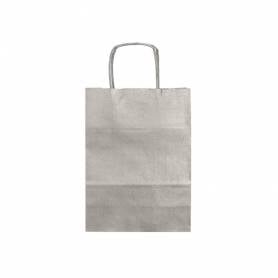 Bolsa kraft q-connect plata asa retorcida 270x120x360 mm