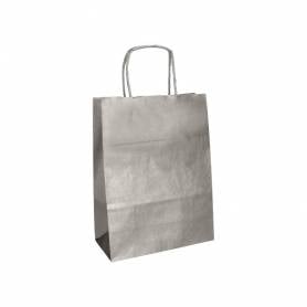 Bolsa kraft q-connect plata asa retorcida 270x120x360 mm