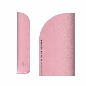 Pluma y funda de similpiel belius space b color minimalista rosa tinta azul caja de diseño