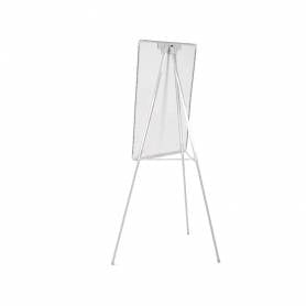 Pizarra blanca q-connect con tripode 90x70x195cm para convenciones superficie lacadamagnetica escritura directa