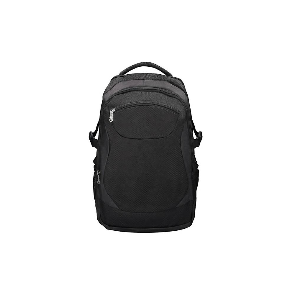 Mochila para portatil q-connect 18/ negra 1 asa 1 bolsillo exterior medidas 330x470x180 mm