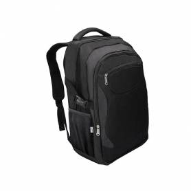 Mochila para portatil q-connect 18/ negra 1 asa 1 bolsillo exterior medidas 330x470x180 mm