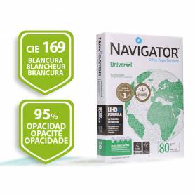 Papel fotocopiadora navigator din a4 80 gramos paquete de 500 hojas