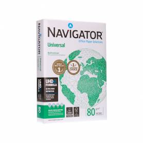 Papel fotocopiadora navigator din a4 80 gramos paquete de 500 hojas