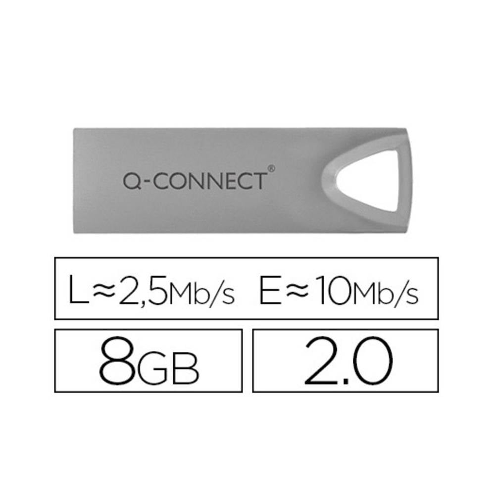 Memoria usb q-connect flash premium 8 gb 2.0