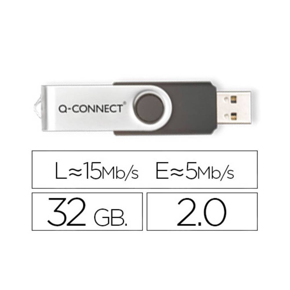 Memoria usb q-connect flash 32 gb 2.0