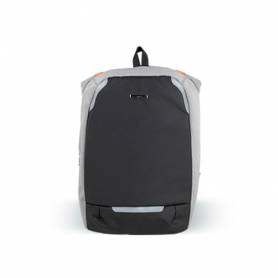 Mochila para portatil q-connect 18/ negra / gris poliester impermeable 460x170x310 mm