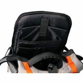 Mochila para portatil q-connect 18/ negra / gris poliester impermeable 460x170x310 mm