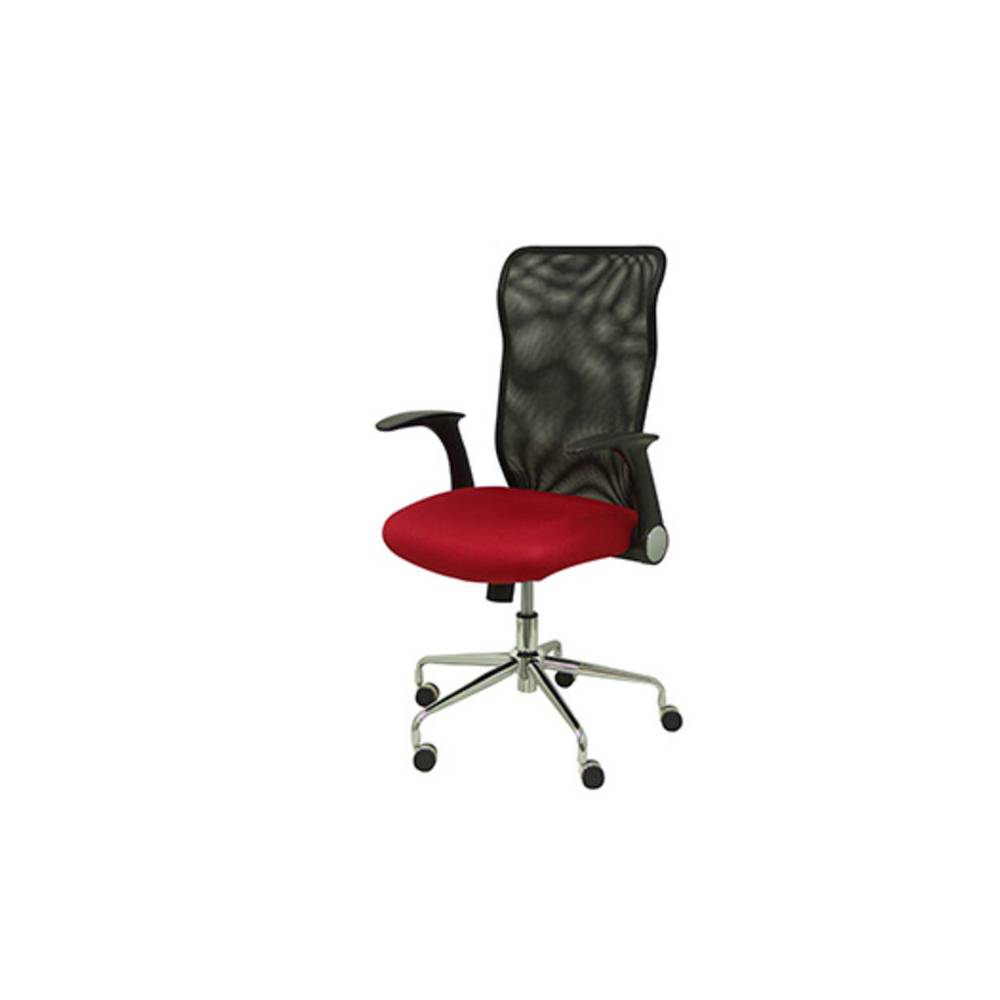 Silla de direccion pyc respaldo alto regulable en altura rojo alto 1010+70 mm ancho 610 mm prof 550 mm