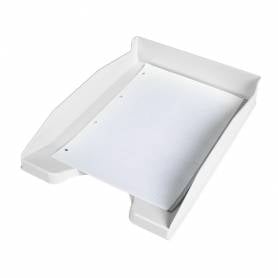 Bandeja sobremesa plastico q-connect blanco opaco 240x70x340 mm