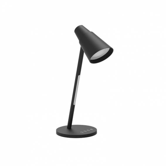 Lampara de oficina q-connect sobremesa abs tactil 6w 32 led 330lm color negro