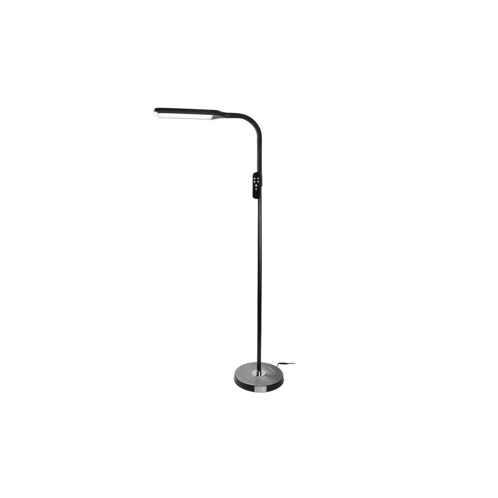 Lampara de suelo q-connect 15w con control remoto altura 146 cm color negro