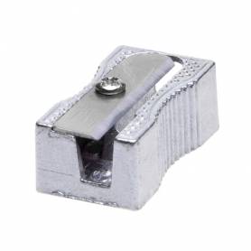 Sacapuntas q-connect metalico rectangular 1 uso