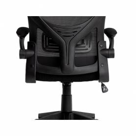 Silla q-connect ergonomica pal ermo malla base nylon alt max 1300 anc 610 prof 600 ruedas premium color negro