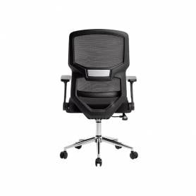 Silla q-connect oficina lucca malla base metalica alt max 1090 anc 700 prof 650 ruedas premium color negro