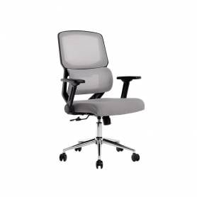 Silla q-connect oficina lucca malla base metalica alt max 1090 anc 700 prof 650 ruedas premium color negro gris