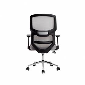 Silla q-connect oficina lucca malla base metalica alt max 1090 anc 700 prof 650 ruedas premium color negro gris