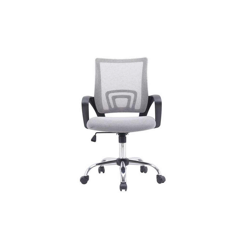 Silla q-connect oficina siena malla base metalica alt max 1000 anc 560 prof 570 ruedas premium color blanco gris