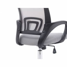 Silla q-connect oficina siena malla base metalica alt max 1000 anc 560 prof 570 ruedas premium color blanco gris