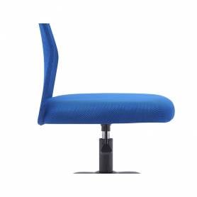 Silla q-connect oficina parma malla sin reposabrazos alt max 990 anc 480 prof 590 color azul