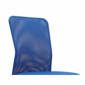 Silla q-connect oficina parma malla sin reposabrazos alt max 990 anc 480 prof 590 color azul