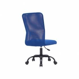 Silla q-connect oficina parma malla sin reposabrazos alt max 990 anc 480 prof 590 color azul