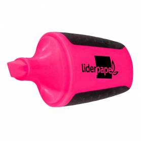 Rotulador liderpapel mini fluorescente rosa