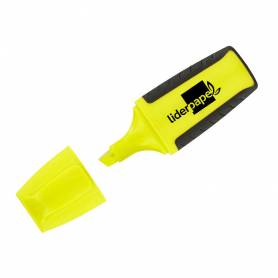 Rotulador liderpapel mini fluorescente amarillo