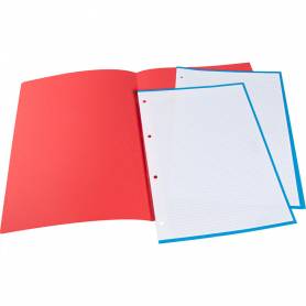 Subcarpeta cartulina liderpapel folio colores surtidos paquete de 25 unidades retractiladas