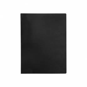 Carpeta liderpapel escaparate 30 fundas pvc folio negro