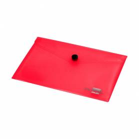 Carpeta liderpapel dossier broche polipropileno din a6 rojo transparente