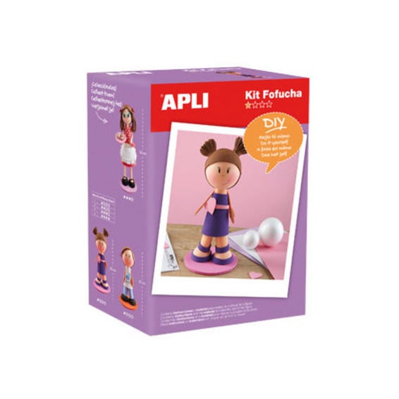 Kit de manualidades apli fofucha niña