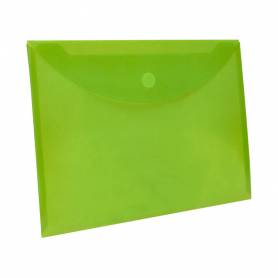 Carpeta liderpapel dossier a4 cierre de velcro verde