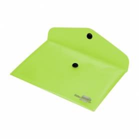 Carpeta liderpapel dossier broche 44223 polipropileno din a7 verde translucido