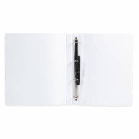 Carpeta canguro 4 anillas mixtas 16mm liderpapel a4 plastico blanca