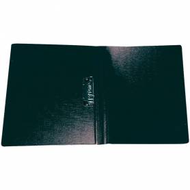 Carpeta liderpapel miniclip lateral folio plastico negro