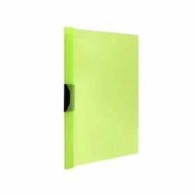 Carpeta liderpapel dossier pinza lateral 45303 polipropileno din a4 verde cla30 hojas pinza deslizante